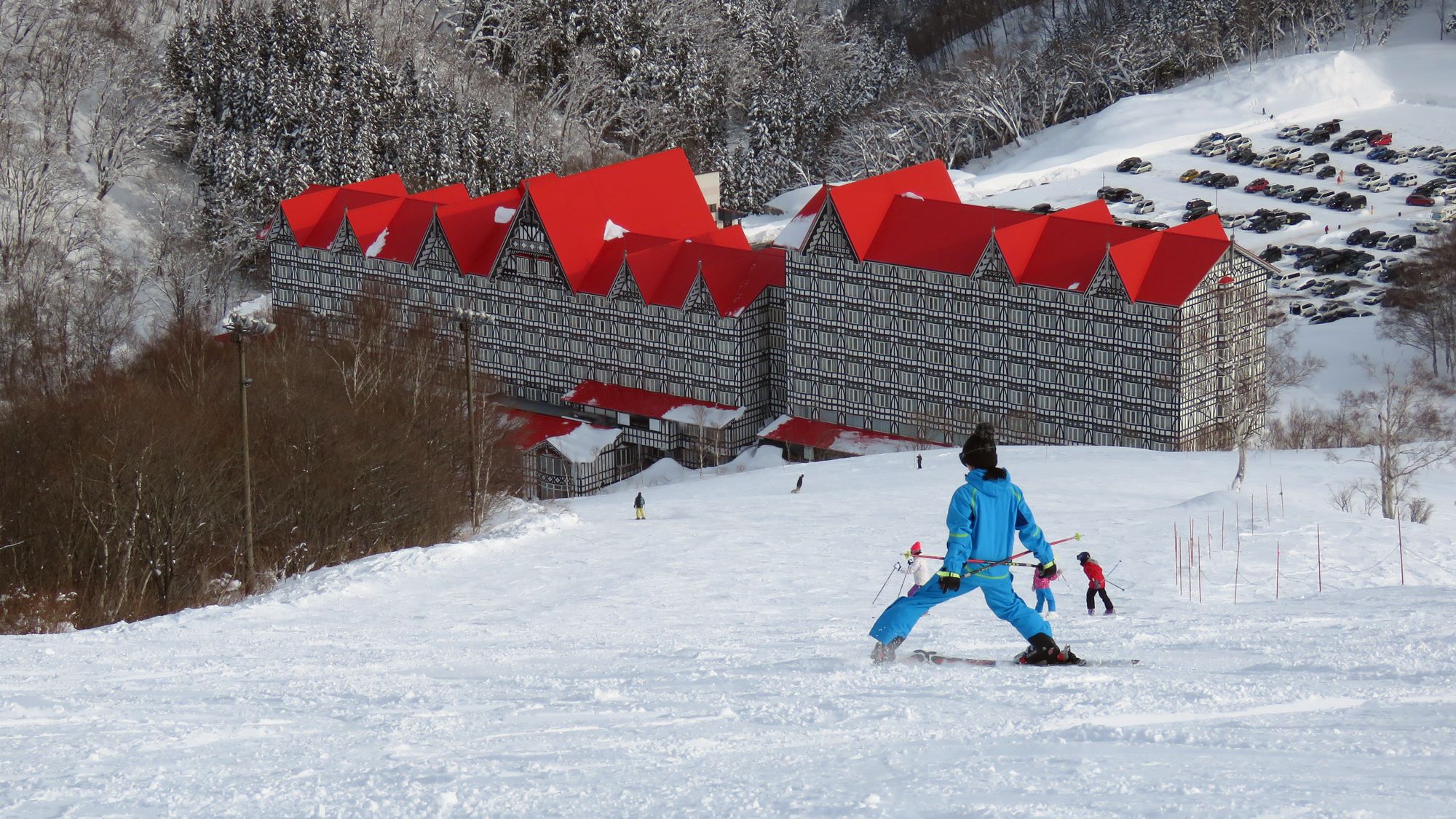 The striking hotel (that snow plough looks tiring!)