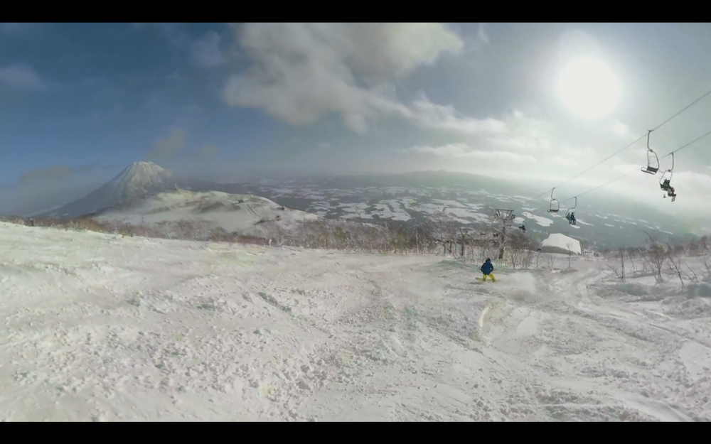 Top of Annupuri with Yotei in the background.