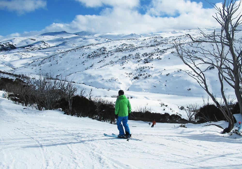 Nice views as you drop into Guthega