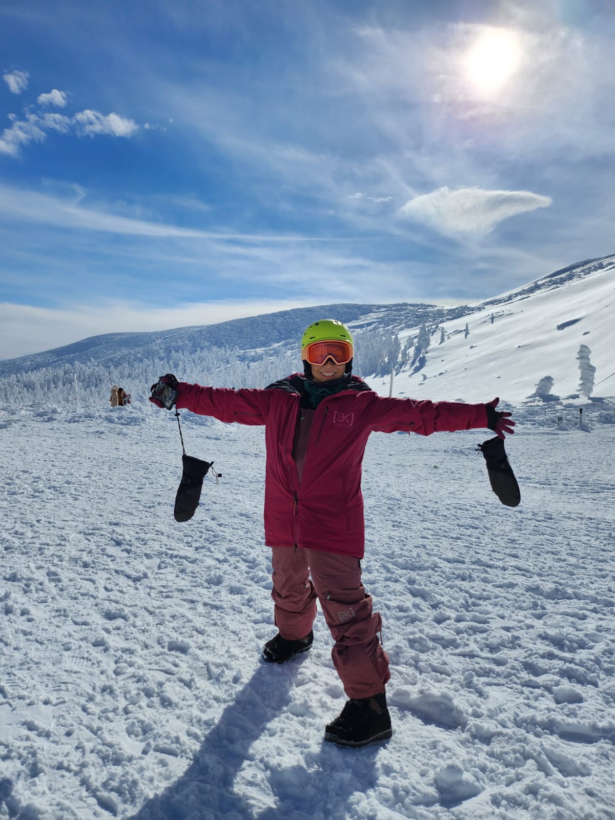 On top of Zao Onsen