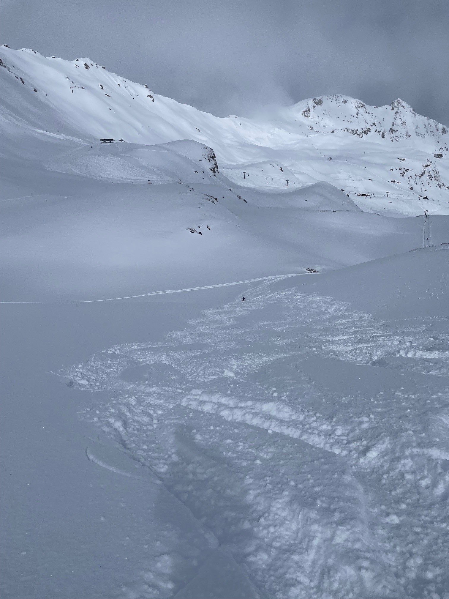 Untracked powder-runs still found at 3pm on a powder day