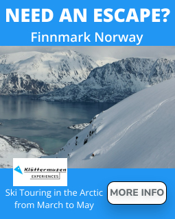Ski touring in the last best place on earth at Finnmark in Arctic Norway with Powderhounds partner Klattermusen Experiences