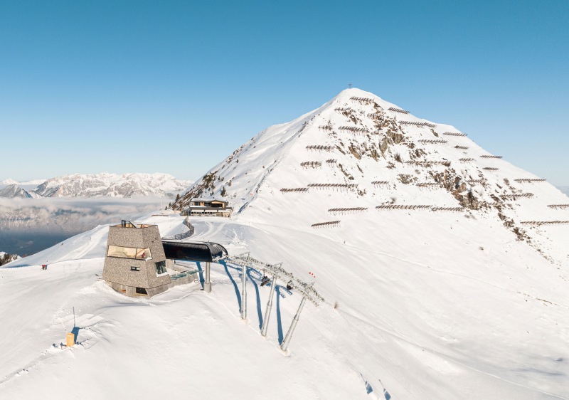 The new Hornbahn 2000 chair accesses the best terrain on a powder day at Ski Juwel