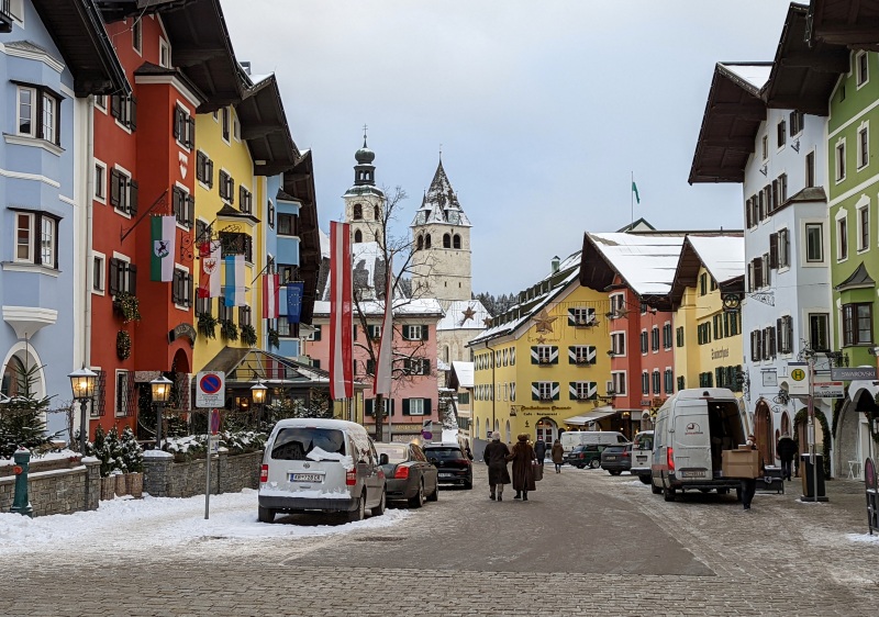 Kitzbühel has a delightful old town centre, epitomising the perfect Austrian village