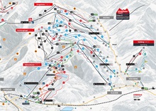 KitzSki Kitzbühel-Kirchberg Sector Ski Trail Map