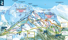 Les Sept Laux Ski Trail Map