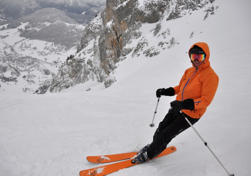 Everyone would be happy to be below the Col de Balme at La Clusaz on a powder day!