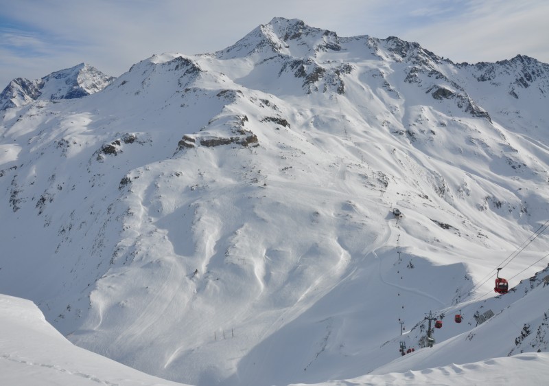 Bellecôte holds the premium off-piste freeride terrain in La Plagne