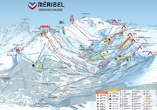 Meribel Ski Trail Map