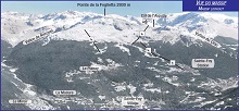 Sainte Foy Ski Terrain Overview Map