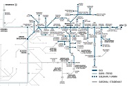 3 Peaks Dolomites Transport Map