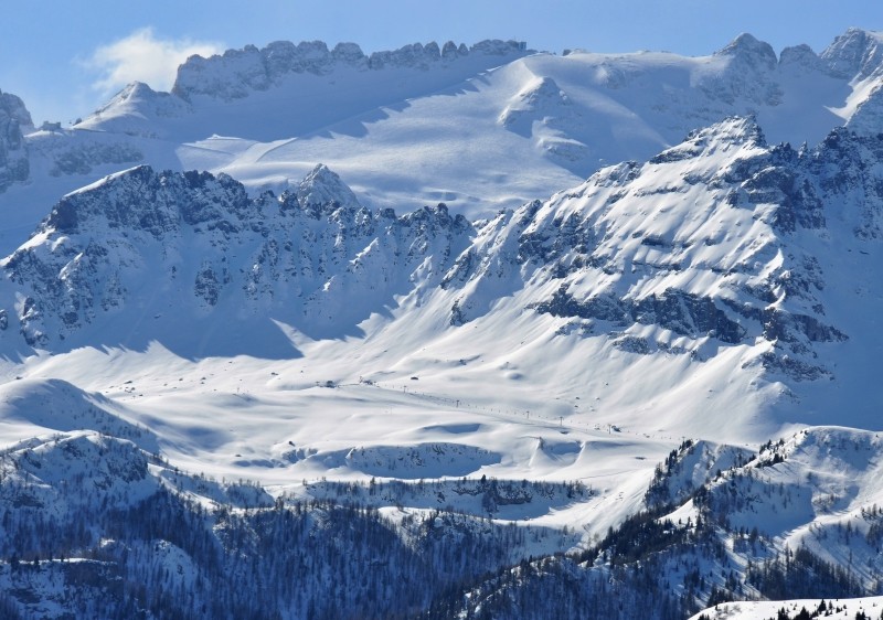 Arabba Marmolada has the Dolomites longest & best off-piste ski terrain