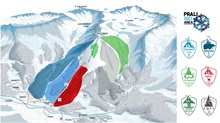 Prali Freeride Ski Map