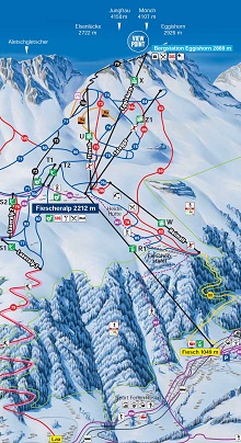 Fiescheralp map