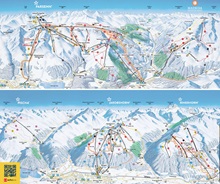 Davos Klosters Ski Trail Map