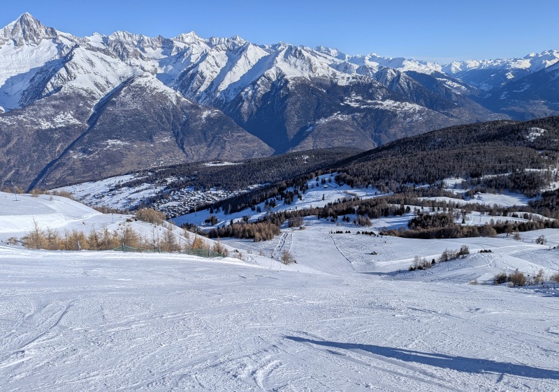 Moosalp ski resort Switzerland