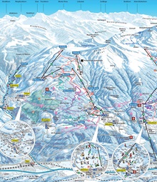 Moosalp Ski Trail Map