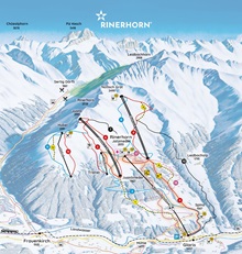 Rinerhorn Ski Trail Map