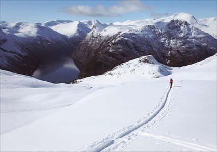 Freeride Touring in Sunnmøre Alps, Norway